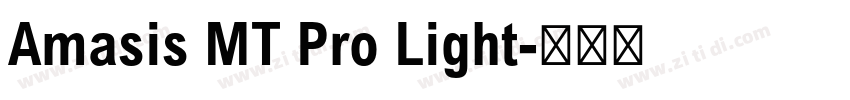 Amasis MT Pro Light字体转换